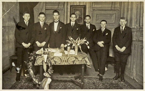 Bestuur kanoclub, 1927.